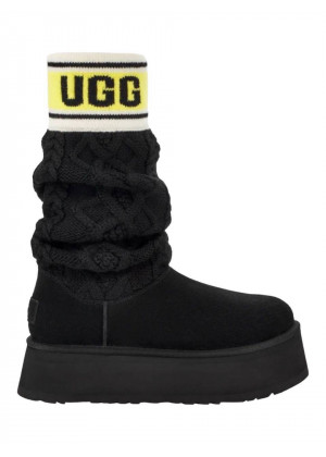 UGG Classic Sweater Letter Black