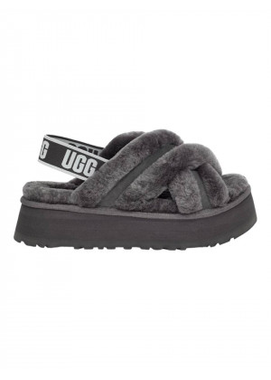 UGG W Disco Cross Slide Grey