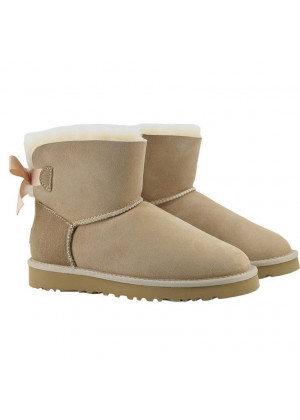 UGG Bailey Bow Mini SAND