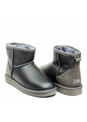 UGG Mens Classic Mini Metallic Grey