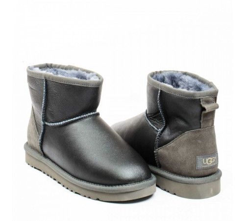 Купить UGG Mens Classic Mini Metallic Grey