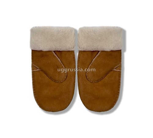 Купить UGG Варежки Замшевые Женские Коричневые