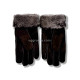 Купить UGG Перчатки Замшевые Женские Коричневые