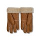 Купить UGG Перчатки Кожаные Женские Коричневые