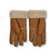 Купить UGG Перчатки Кожаные Женские Коричневые
