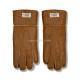 Купить UGG Перчатки Кожаные Женские Коричневые