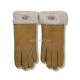 Купить UGG Перчатки Замшевые Женские Коричневые