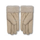 Купить UGG Перчатки Кожаные Женские Серые