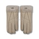 Купить UGG Перчатки Кожаные Женские Серые