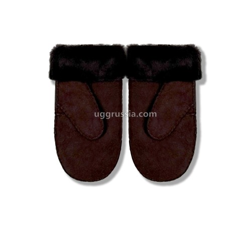 Купить UGG Варежки Замшевые Женские Коричневые