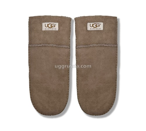 Купить UGG Варежки Замшевые Женские Серые