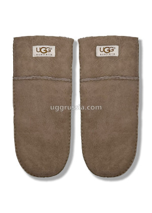 UGG Варежки Замшевые Женские Серые