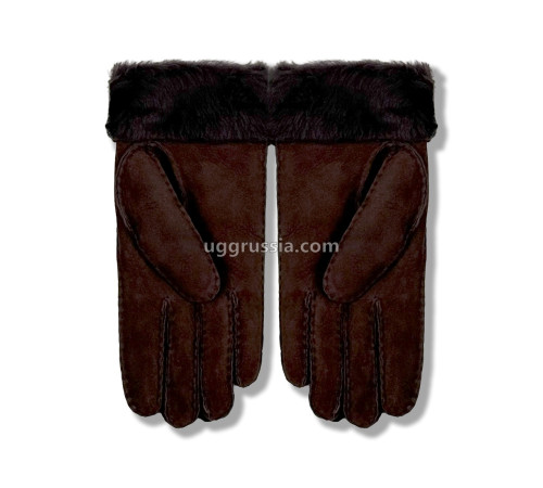 Купить UGG Перчатки Замшевые Женские Коричнеые