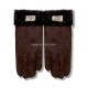 Купить UGG Перчатки Замшевые Женские Коричнеые