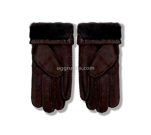 Купить UGG Перчатки Замшевые Женские Коричневые