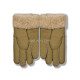 Купить UGG Перчатки Кожаные Женские Коричневые