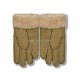 Купить UGG Перчатки Кожаные Женские Коричневые