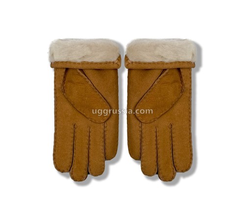 Купить UGG Перчатки Замшевые Женские Коричневые