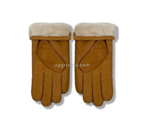 Купить UGG Перчатки Замшевые Женские Коричневые