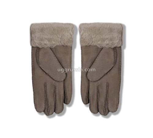 Купить UGG Перчатки Замшевые Женские Серые