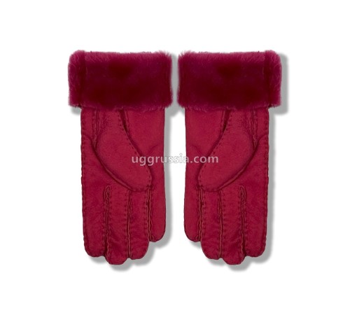 Купить UGG Перчатки Замшевые Женские Розовые