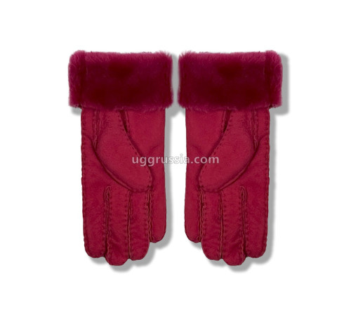 Купить UGG Перчатки Замшевые Женские Розовые