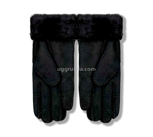 Купить UGG Перчатки Замшевые Мужские Черные