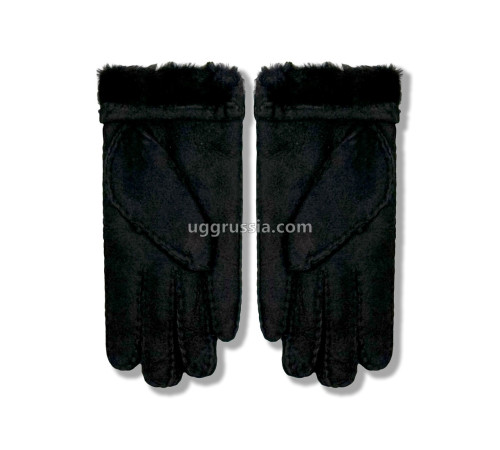 Купить UGG Перчатки Замшевые Мужские Черные