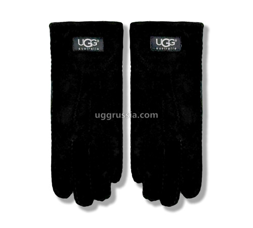 Купить UGG Перчатки Замшевые Мужские Черные