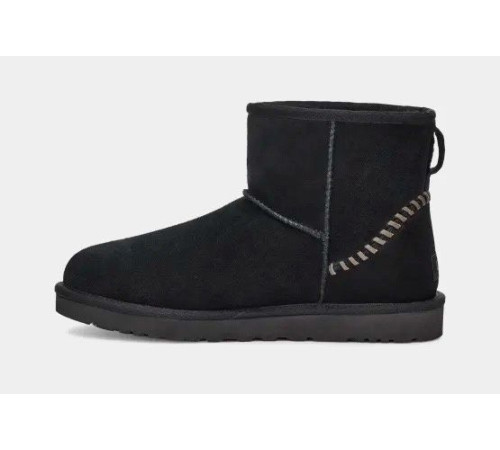 Купить UGG Mens Classic Mini Deco Suede Boot Black