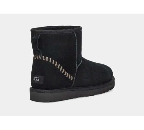 Купить UGG Mens Classic Mini Deco Suede Boot Black