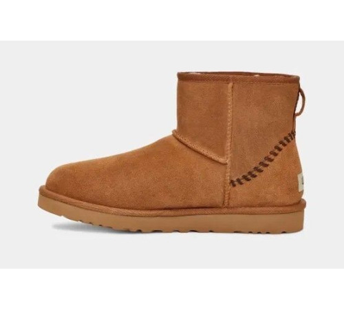 Купить UGG Mens Classic Mini Deco Suede Boot Chestnut