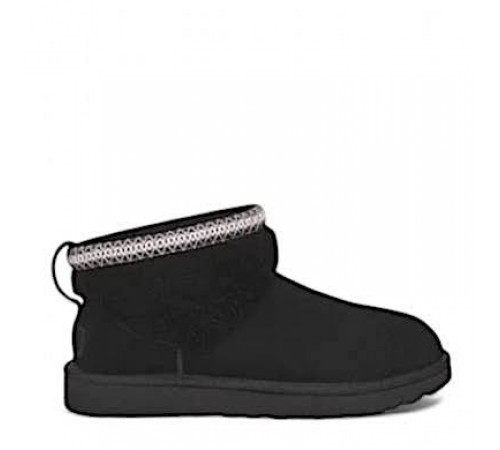 Купить UGG Ultra Mini Lack Maxi Curly Boot Black