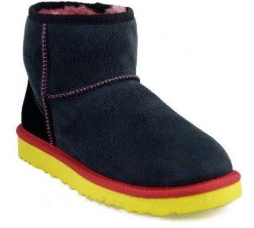 Купить UGG Classic Mini II Black-Yellow Купить UGG Classic Mini II Black-Yellow