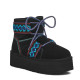 Купить UGG Classic Mini II Braid Platform Black