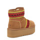 Купить UGG Classic Mini II Braid Platform Chestnut