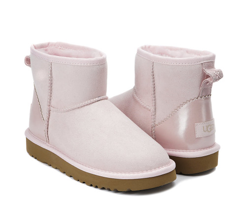 Купить UGG Classic Mini II Metallic Pink Купить UGG Classic Mini II Metallic Pink