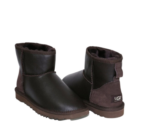 Купить UGG Classic Mini Metallic Chocolate