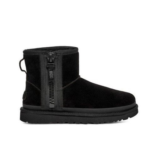 Купить UGG Classic Mini Zipper Tape Logo Boot Black