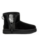 Купить UGG Classic Mini Zipper Tape Logo Boot Black
