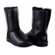 Купить UGG Classic Short Zip Metallic Black