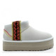 Купить UGG Classic Ultra Mini Braid Platform White
