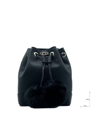 UGG Aaliyah Bucket Crossbody Pom Black