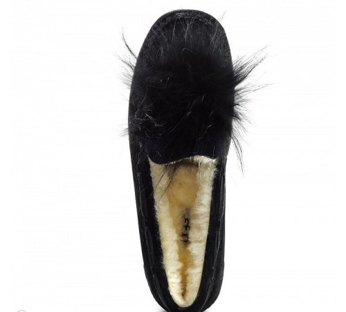 Купить UGG Dakota Pom Pom Black