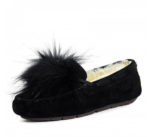 Купить UGG Dakota Pom Pom Black