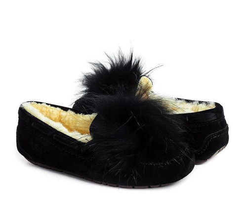 Купить UGG Dakota Pom Pom Black