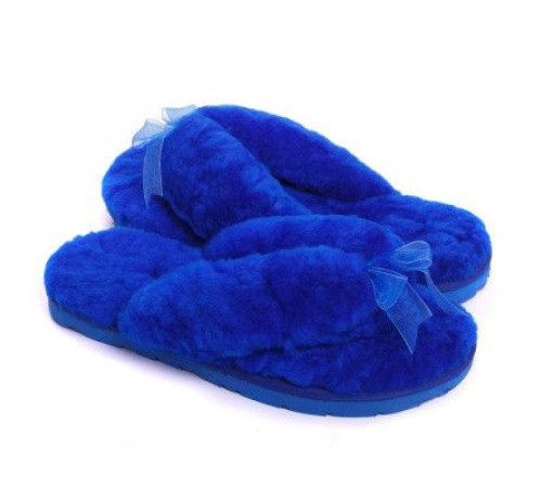 Купить UGG Fluff Flip Flop II Electric Blue