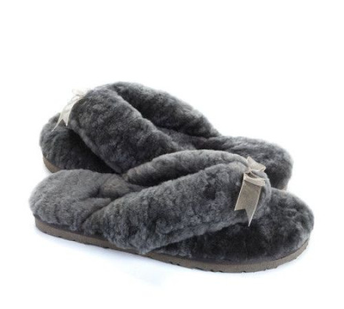 Купить UGG Fluff Flip Flop II Grey