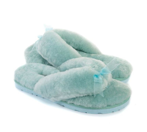 Купить UGG Fluff Flip Flop II Lake Blue