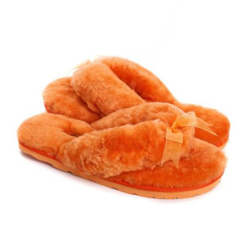 Купить UGG Fluff Flip Flop II Orange